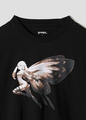 Bravely Default x graniph Airy T-Shirt Black Japan New