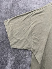 Vintage Rothco T Shirt Mens 3XL Olive Green Skull Crossbones Black Ink Design