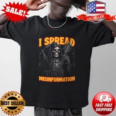 I Spread Misinformation Funny Shirt, Meme Skeleton Tshirt, Evil Skeleton Weird