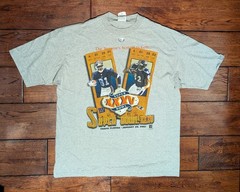 VTG 2001 Super Bowl 35 Baltimore Ravens NY Giants Ticket Tee T-Shirt – XL – NWT