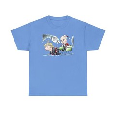 Political Cartoon Unisex Tee, Trump and Putin Design, Activist Shirt, Protest