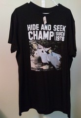 Halloween Michael Myers “ Hide And Seek Champ Since 1978” T-shirt Size XL NWT