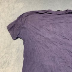 Tommy Hilfiger T Shirt Mens Large Purple Flag Graphic Crew Neck Short Sleeve