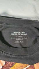 Official 2025 Zach Bryan Tour T-Shirt Huntington WV Black Cotton Size Large L