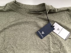 M Maelreg Men’s Long Sleeve Performance T-Shirt Olive Green Heather Size S
