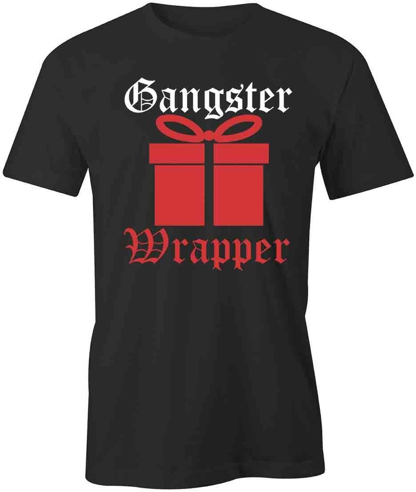 GANGSTER WRAPPER TShirt Tee Short-Sleeved Cotton HOLIDAY CLOTHING S1BSA438