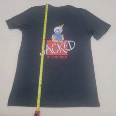 Funny Jacked In The Box Parody Med. Muscle Clown Gym T-Shirt Tagless