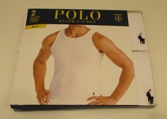2 OR 3 POLO RALPH LAUREN 2XL 3XL 4XL COTTON WHITE TANK TOP T-SHIRTS UNDERSHIRTS