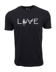 MENS ANGELS AND AIRWAVES LOVE ALL WHITE LOGO T SHIRT