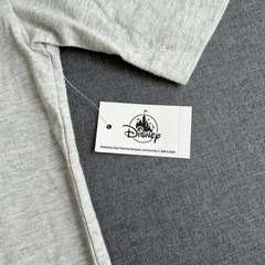 Walt Disney World Mens T Shirt Small Grey Marl Retro Disney Logo Chest 40″