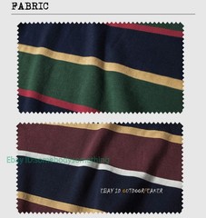 NON STOCK Ivy League Striped Crew Neck T Shirts Preppy Style Men’s Casual Tee