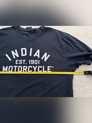 Indian Motorcycle Men’s Size Large Est. 1901 Black Logo T-Shirt