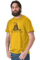Vintage Military Don’t Tread on Me Snake Womens or Mens Crewneck T Shirt Tee