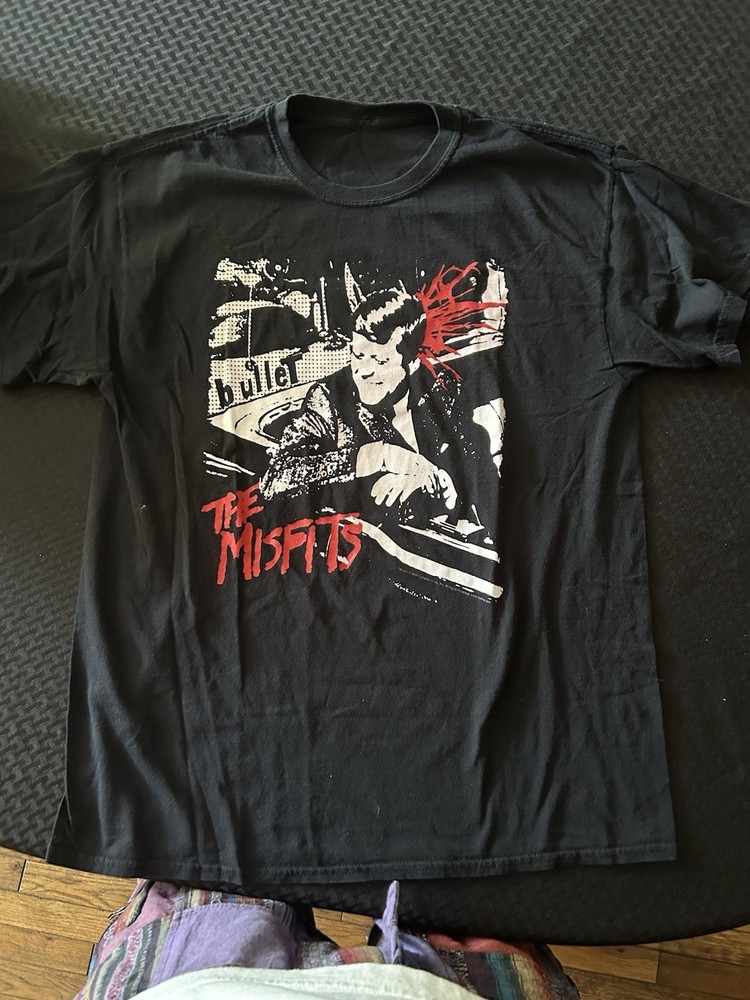MISFITS Shirt Bullet Black Flag Ramones Dead Boys Cromags Metallica DANZIG DRI