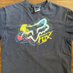 vintage fox racing faded Y2k t shirt Medium 2000s style
