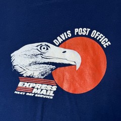 Vintage Davis Ca Post Office T Shirt Large Fits like Small Medium 90s USA VTG