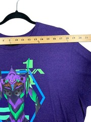 Evangelion 1.0 You Are (Not) Alone Shirt Mens XL Purple Neon Genesis Evangelion