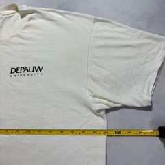Vintage 90’s DePauw University T-Shirt Men’s Large Wabash Rivalry Single Stitch