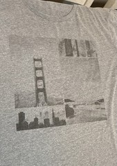 Men’s Old Navy Golden Gate Bridge Cotton/Poly Tee XXL Regular