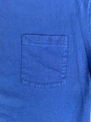 VTG BVD T Shirt Men’s LARGE Single Stitch Blue MADE USA Workwear 80s