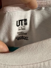 2020 Uniqlo UT Daniel Arsham Pokémon Jigglypuff Men’s White L Cotton Crew Tee