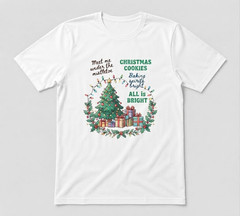 Christmas Fun Holiday Vibes Summer Lover Graphic Gift White T-shirt