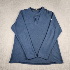 Kuhl Shirt Mens Large Blue Konflikt Henley Long Sleeve Pullover Outdoors Casual