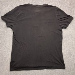 Abercrombie & Fitch T-Shirt Mens XL Black Cotton Henley Neck Short Sleeve