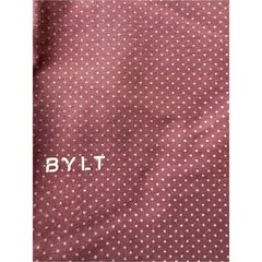 Bylt Drop Cut Lux Tee Mens Maroon Polkadot Size Medium