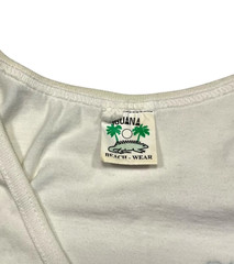 Vtg 90s ZIHUATANEJO IXTAPA Lizard MEXICO SURF FASHION TANK TOP Beach Shirt Men L