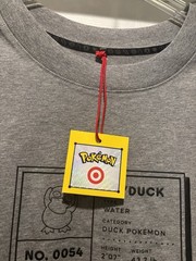 Pokémon x Target Psyduck Men’s Gray Graphic – 4X Limited Edition IN HAND