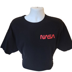 NASA Meatball Logo 7 Historic Space Programs Men’s XL F&B Print T Shirt USA Flag