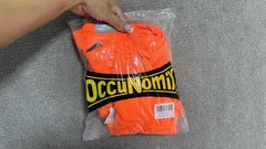 OccuNomix Shirt Mens Large Orange Hi Vis Class 3 Reflective Long Sleeve Work