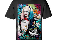 Harley Quinn T Shirt Harley Quinn Graffiti Art Shirt Graphic Tee S-XXXL