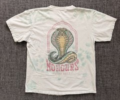 No Hours Cobra Graphic Tie Dye Men’s Lg Skateboarding Streetwear Distressed