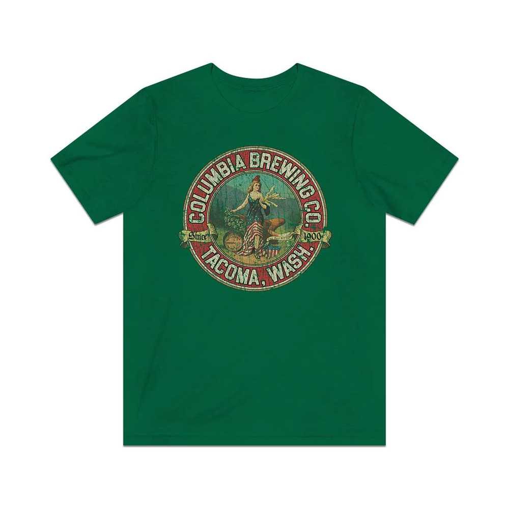 Columbia Brewing Company Tacoma 1900 Vintage Men’s T-shirt