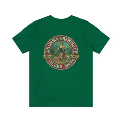 Columbia Brewing Company Tacoma 1900 Vintage Men’s T-shirt
