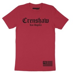 California Crenshaw LA Los Angeles OG Flag Graphic Design Hip Hop Men’s T Shirt