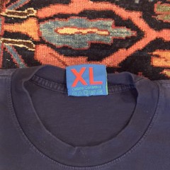 Online Ceramics Rules To Live By Tee Navy XL Commandments Hand-Printed Pre-Owned
