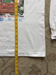 Vintage 90s Cottagecore Floral Botanical Graphic Tee Camellia Festival 5k Large