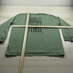 Wrangler Shirt Mens Extra Large Green FR Fire Resistant Workwear *Holes