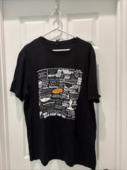 Seinfeld Quotes Catchphrases & Logos Black T-Shirt – Size XL