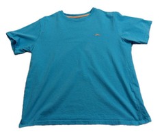 Joe Marlin Embroidered Logo T Shirt Baby Blue M