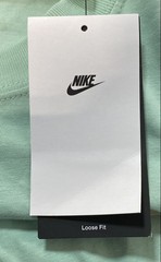 Nike Men’s Green Loose Fit Cotton T-Shirt Yellow Roses Floral Graphic Size M