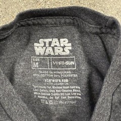 FifthSun Star Wars Lord Darth Vader Retro Spellout Tee Medium M