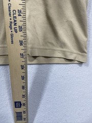CLAIBORNE Men’s Size Large Beige Polo Shirt