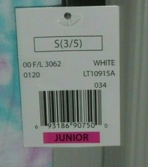 FRIENDS TIE DYE JUNIOR GIRLS SMALL NEW T-SHIRT WITH TAG FRIENDS TV SHOW