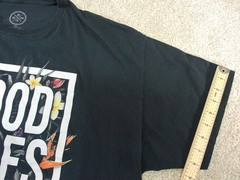 DOM Good Vibes Only T-Shirt Size XXL Black Graphic Tee (See Photo)