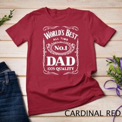 World´s Best No. 1 Dad – Daddy – Father – Gift T-Shirt Unisex T-shirt