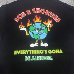 40s & Shorties Everything’s Gone Be Alright Black T-Shirt Mens Large Graphic Tee